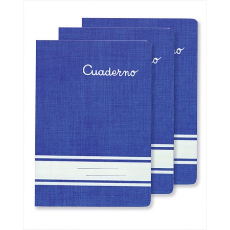 Cuaderno A5 grapado pauta 3,5 tapa blanda 60g 30 hojasPapel Planet