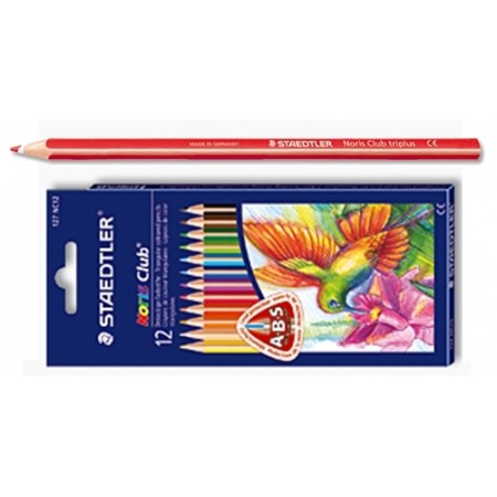 Lápices Staedtler triplus slim 12 coloresPapel Planet