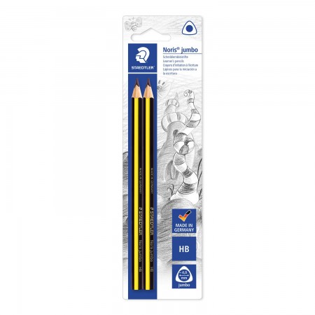 Lápiz Staedtler de grafito triangular jumbo 119Papel Planet