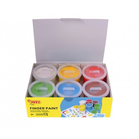 Pintura Jovi de dedos set de 6 colores 125mlPapel Planet