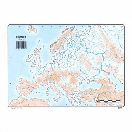 Mapa mudo fisico folioPapel Planet