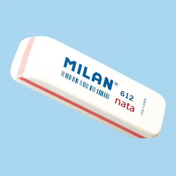 Goma de borrar Milan nata 612