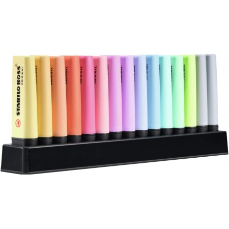 Marcador Stabilo Boss set fluor pastelPapel Planet