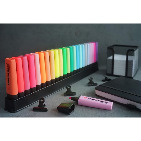 Marcador Stabilo Boss set fluor pastelPapel Planet