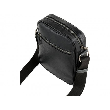 Bolso bandolera Lois Grant negra hombrePapel Planet