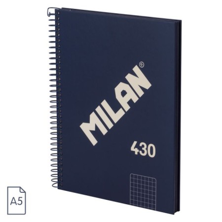 Cuaderno Milan 430 A5 cuadrículaPapel Planet Cuaderno Milan 430 A5 cuadrículaPapel Planet