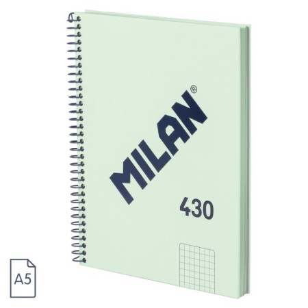 Cuaderno Milan 430 A5 cuadrículaPapel Planet Cuaderno Milan 430 A5 cuadrículaPapel Planet