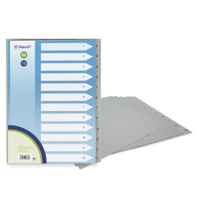 Separadores Bismark a4 12 departamentos