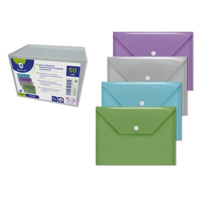 Carpeta Bismark dossier a5 con broche transparente