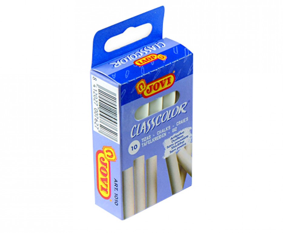Tizas Jovi blanca 10 unid