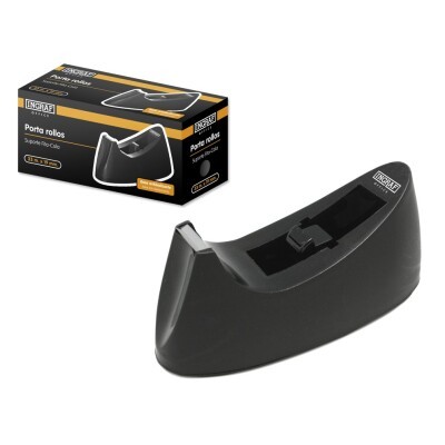 Portarrollos Ingraf cinta adhesiva 33m negro pr2