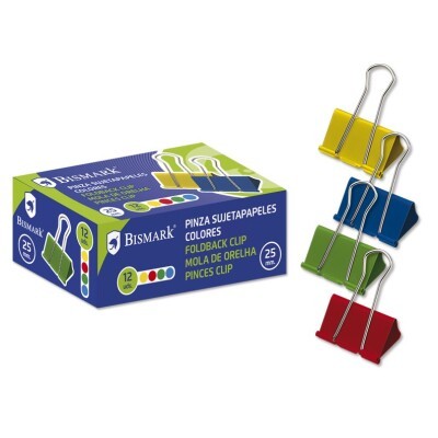 Pinza Bismark abatible de colores surtido