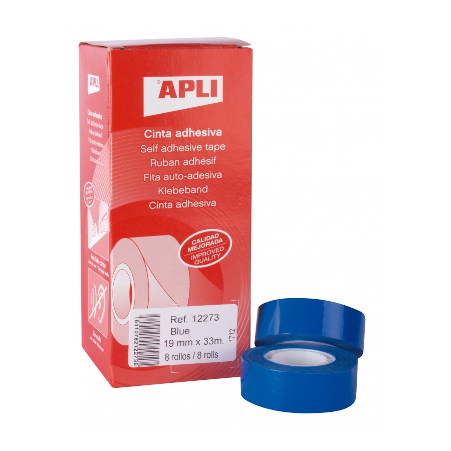 Cinta Apli adhesiva 19 mm x 33 m transparente