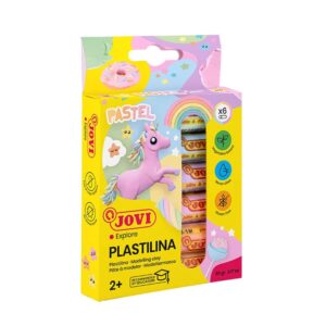 Plastilina Jovi blister 15g 6 colores pastel