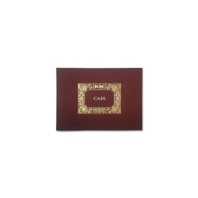 Libro de Caja tamaño cuartilla apaisado