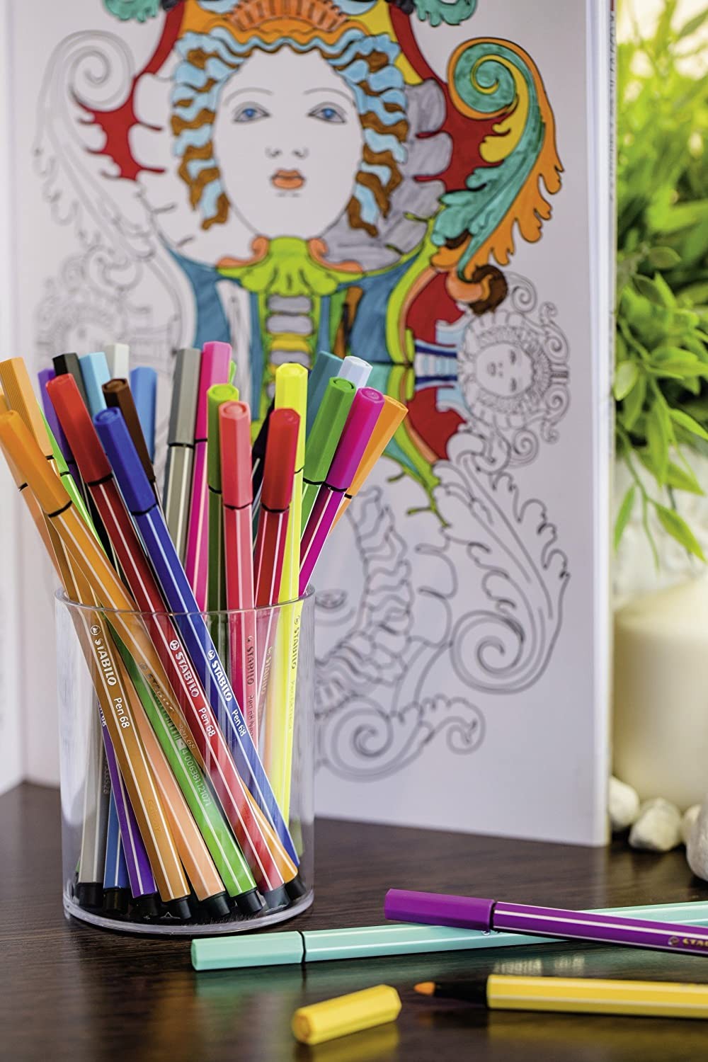 Rotulador Stabilo pen 68 arty estuche