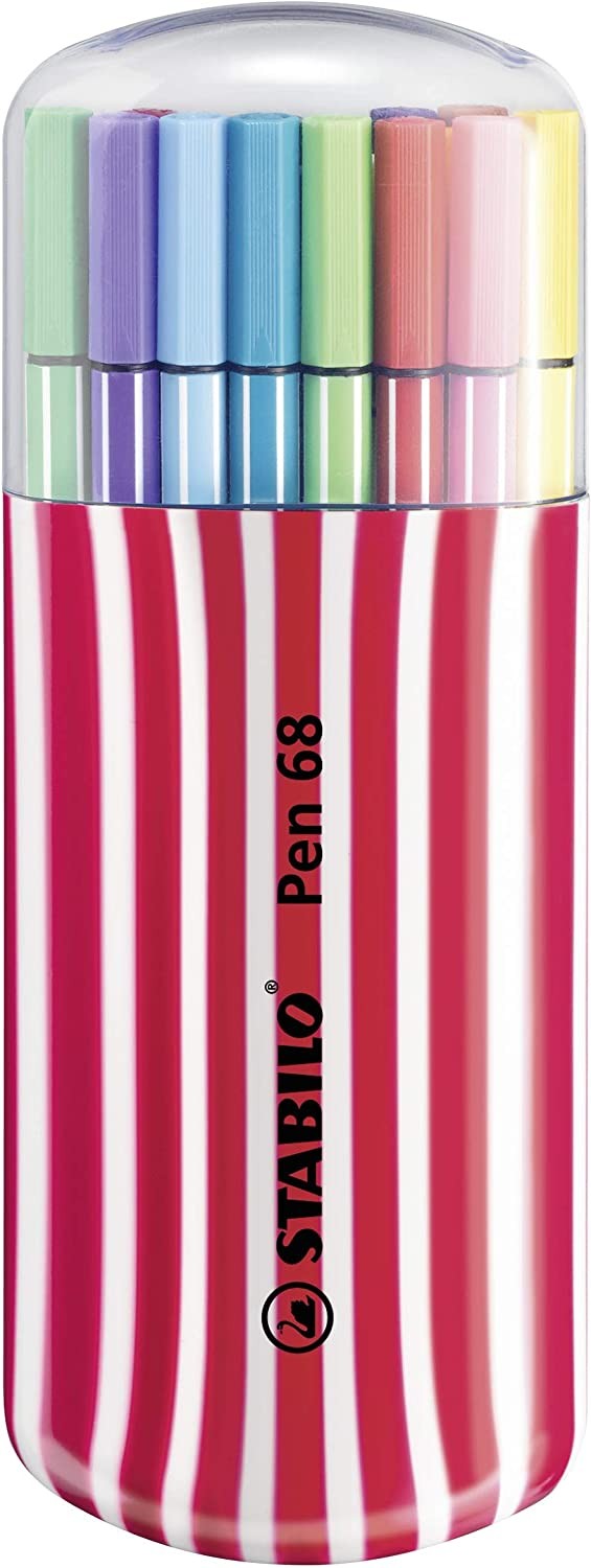 Rotulador Stabilo pen 68 zebrui cereza