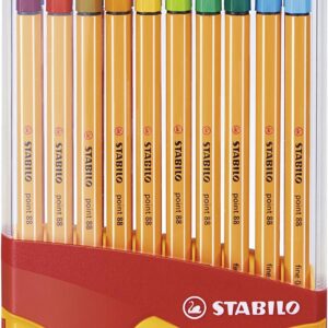 Rotulador Stabilo point 88 20 colores