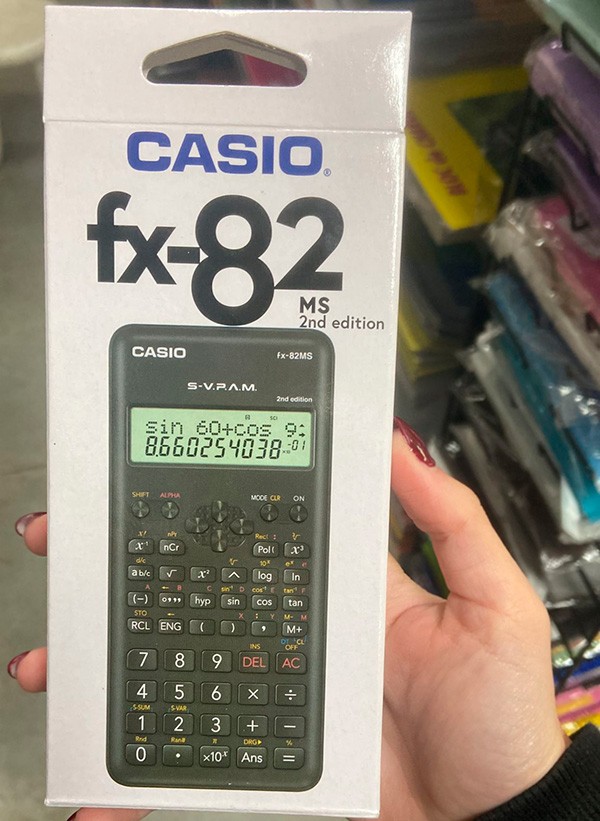 Calculadora científica Casio FX-82MS 2nd Edition